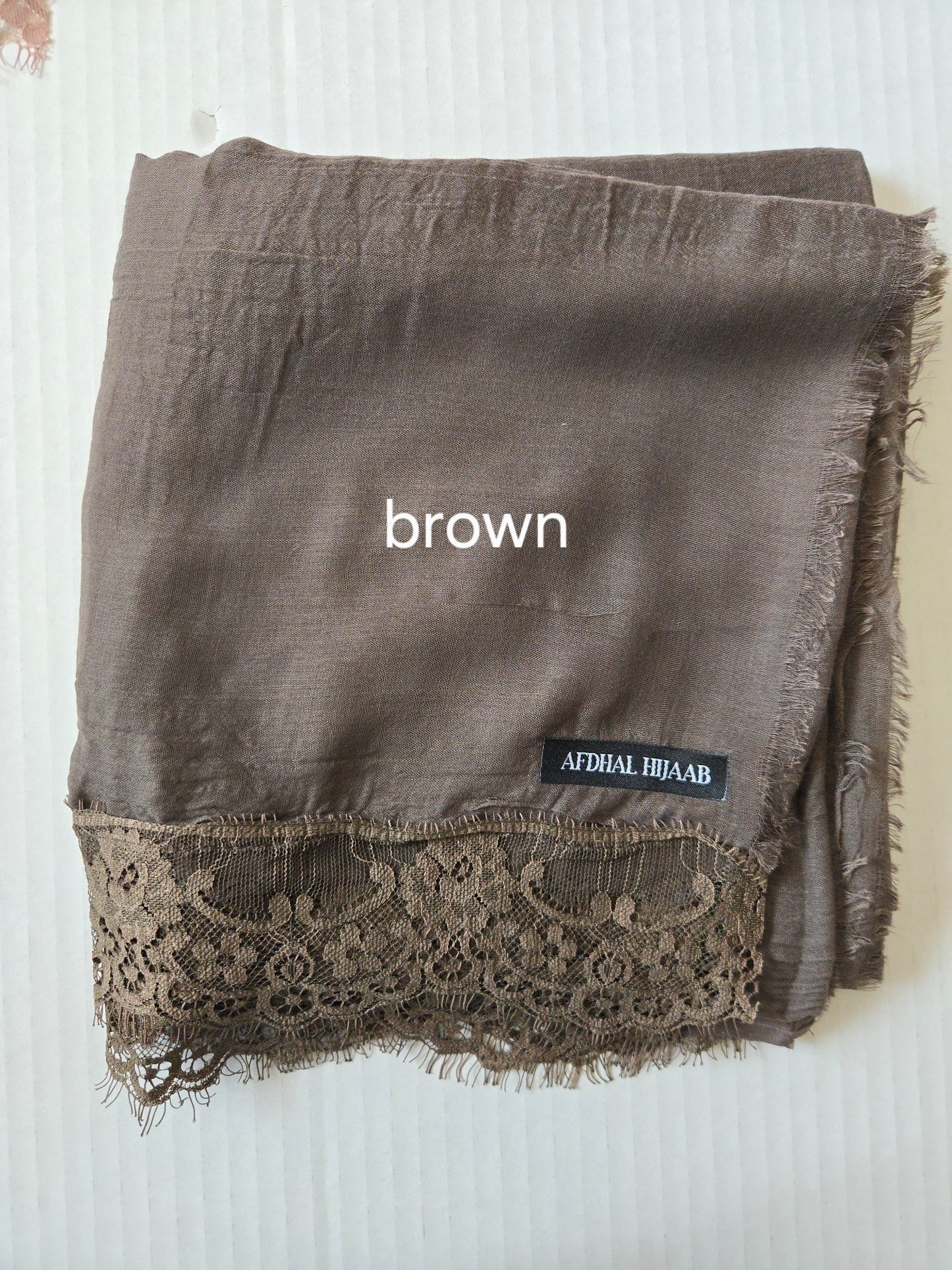 Viscose Hijabs- Lace