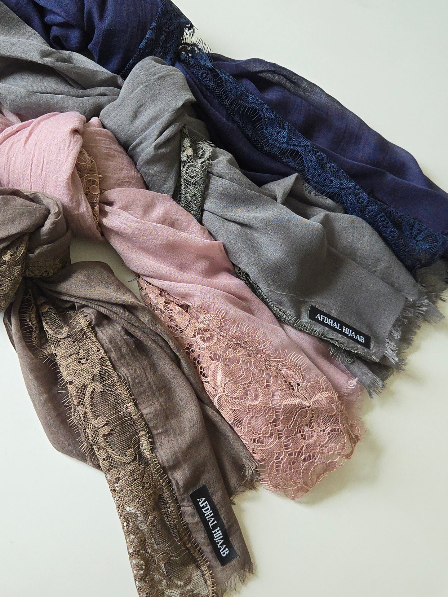 Viscose Hijabs- Lace