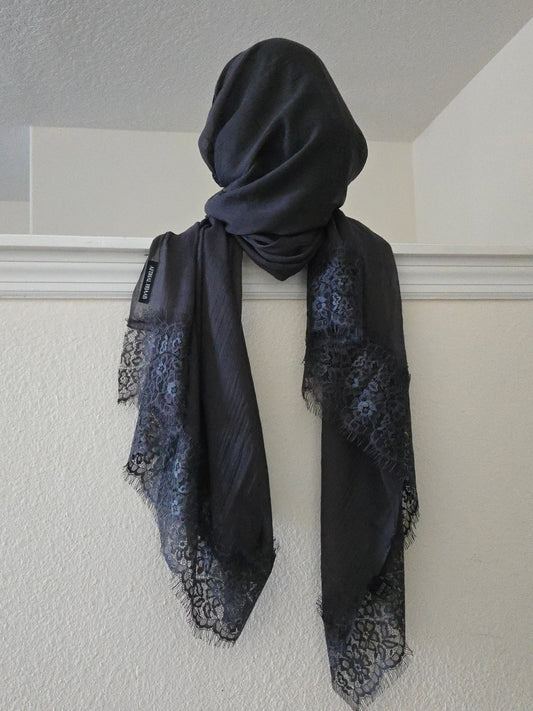 Viscose Hijabs- Lace Edges