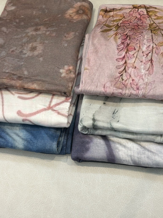 Printed Cotton Jersey Hijabs