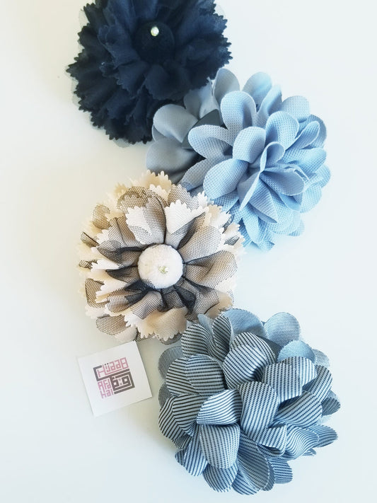 Ruffle Hair Claw Clip