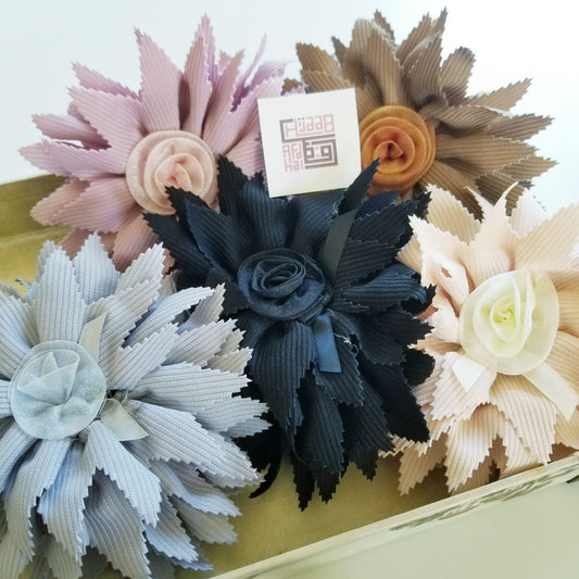 Ruffle Hair Claw Clip