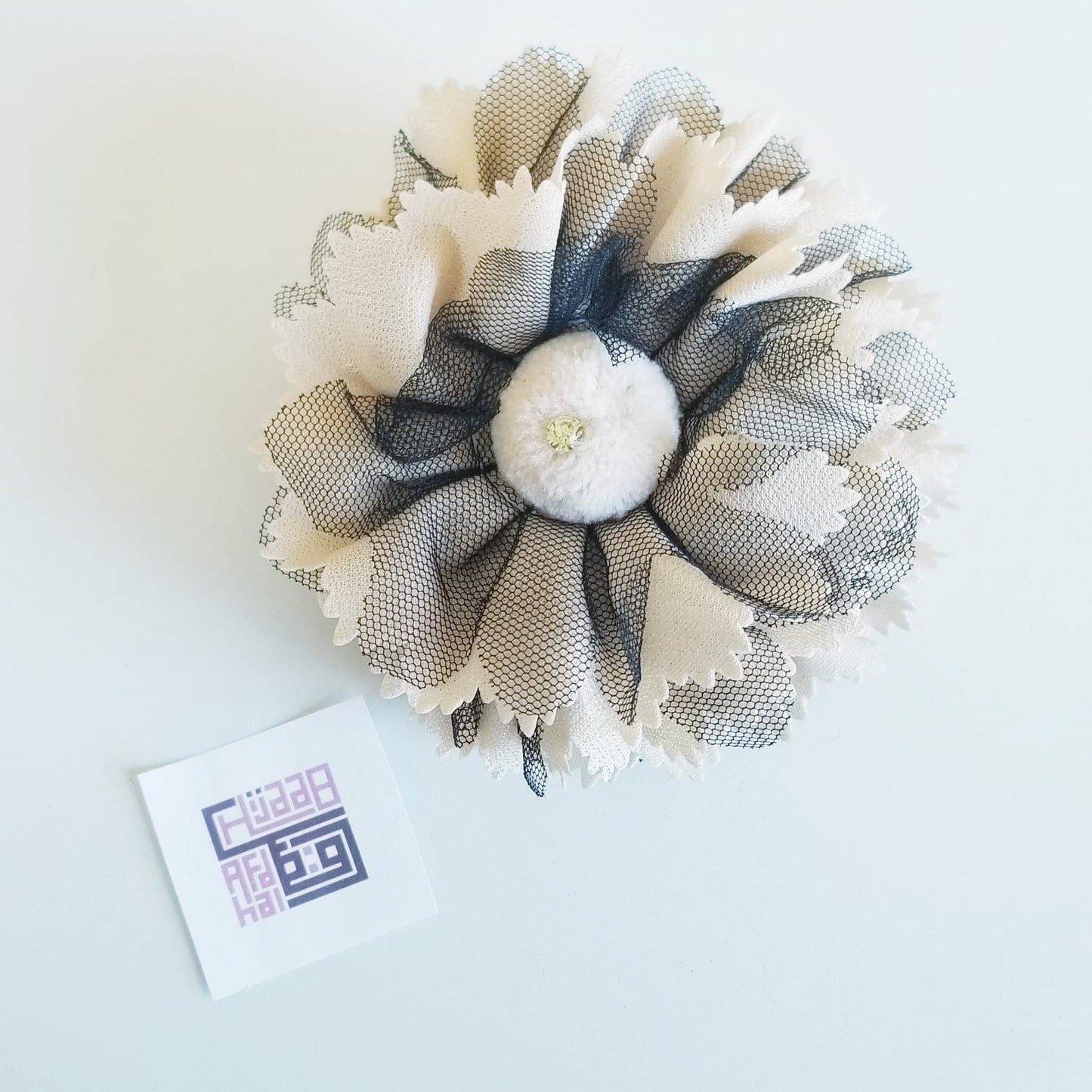 Ruffle Hair Claw Clip