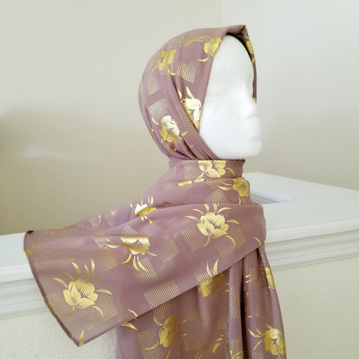 Foil Printed Hijab
