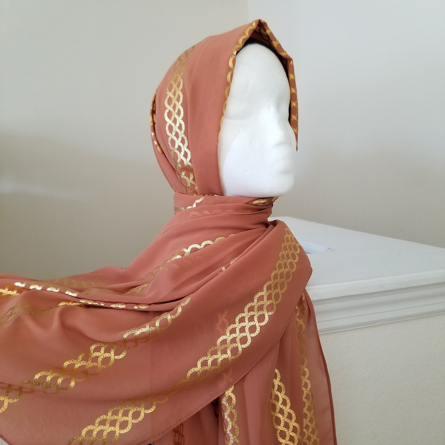 Foil Printed Hijab
