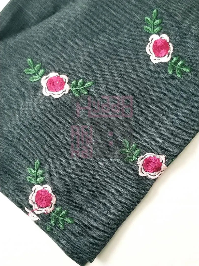 Gray Abaya - Embroidered