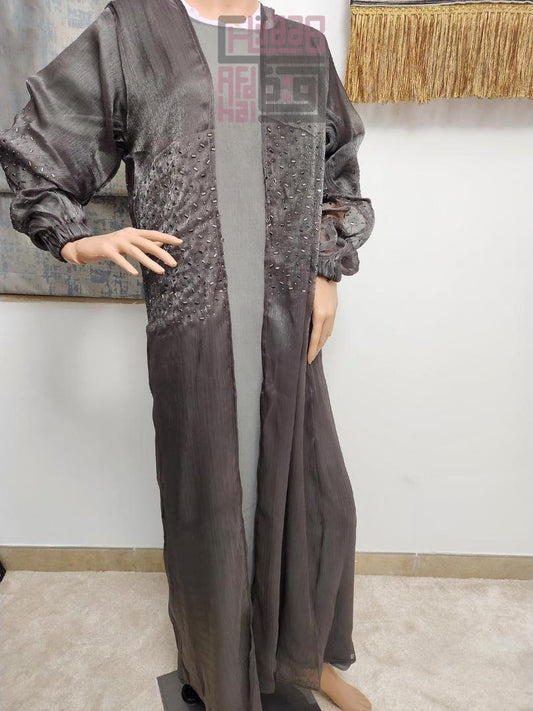 Shimmer Abaya - Embroidered
