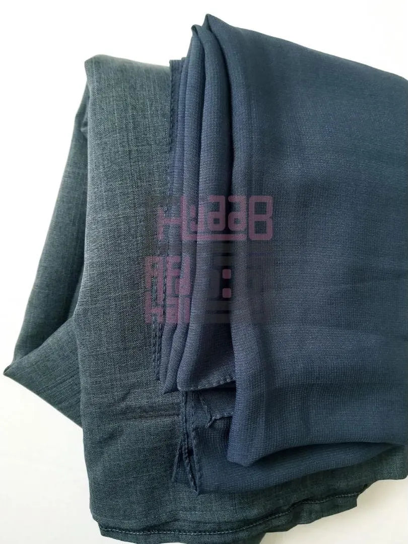 Gray Abaya - Embroidered