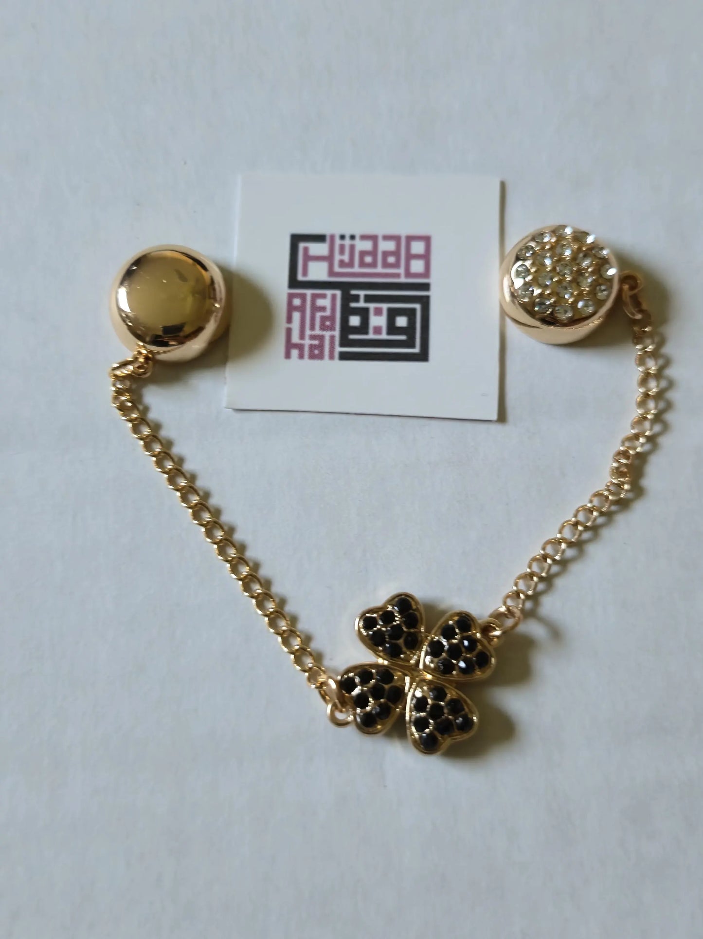Hijab Magnets - stones and chain