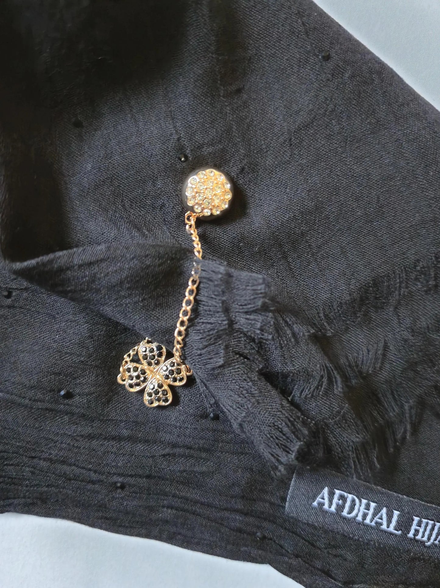 Hijab Magnets - stones and chain