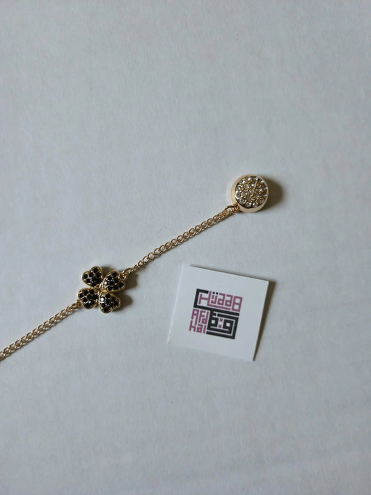 Hijab Magnets - stones and chain