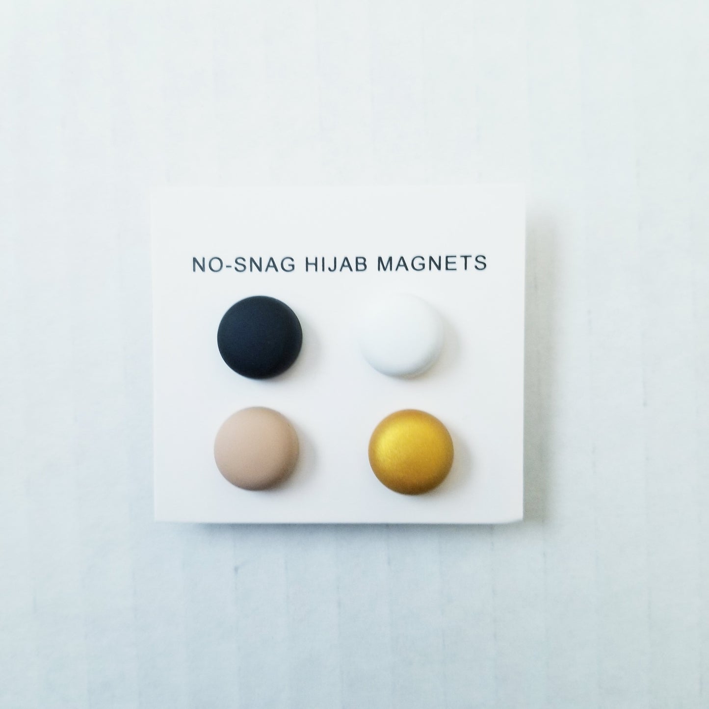 Matte Round Hijab Magnets - 4 pack