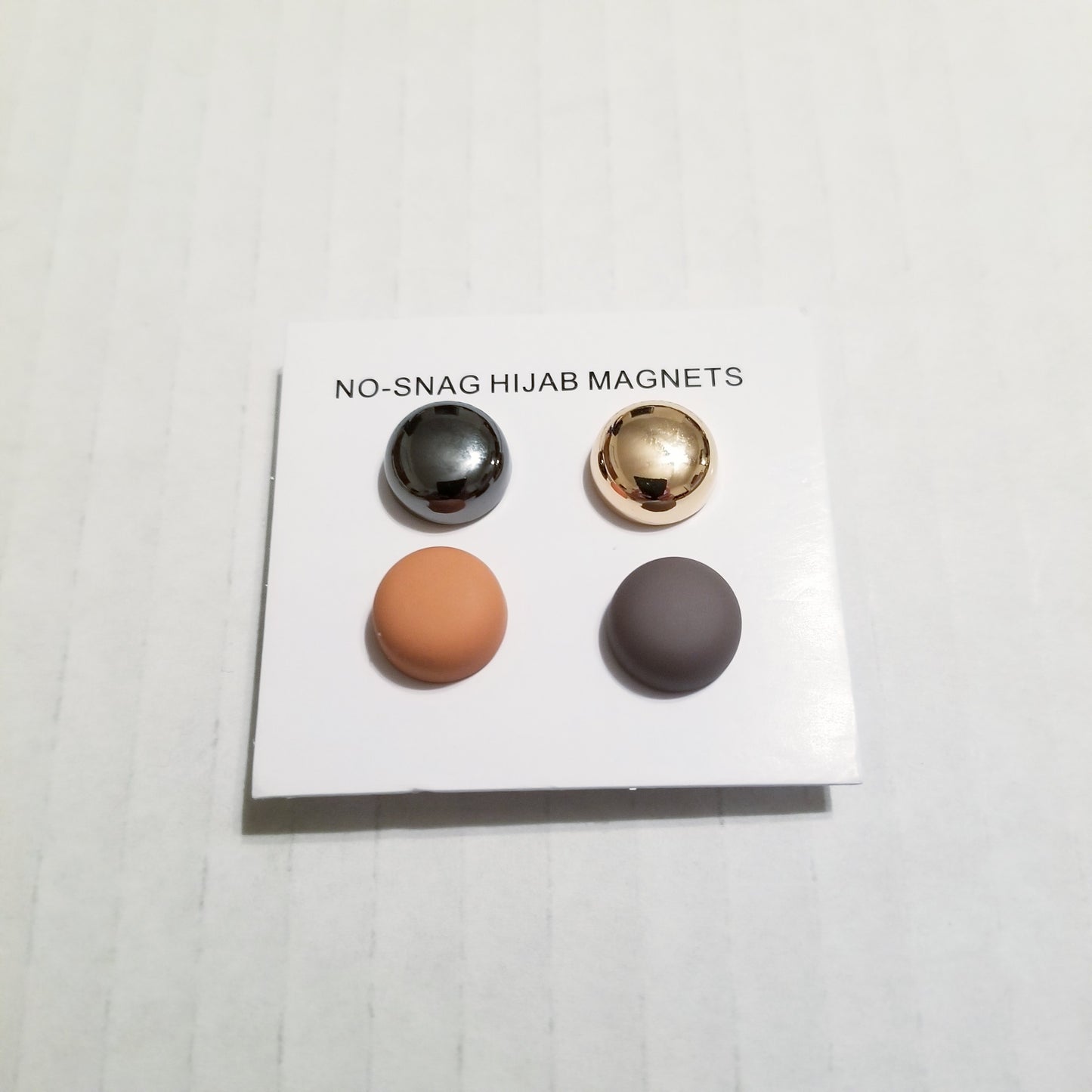 Mixed Round Hijab Magnets - 4 pack