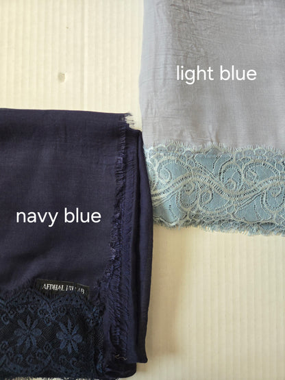 Viscose Hijabs- Lace