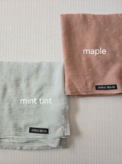 Viscose Hijabs - Rhinestone bunches