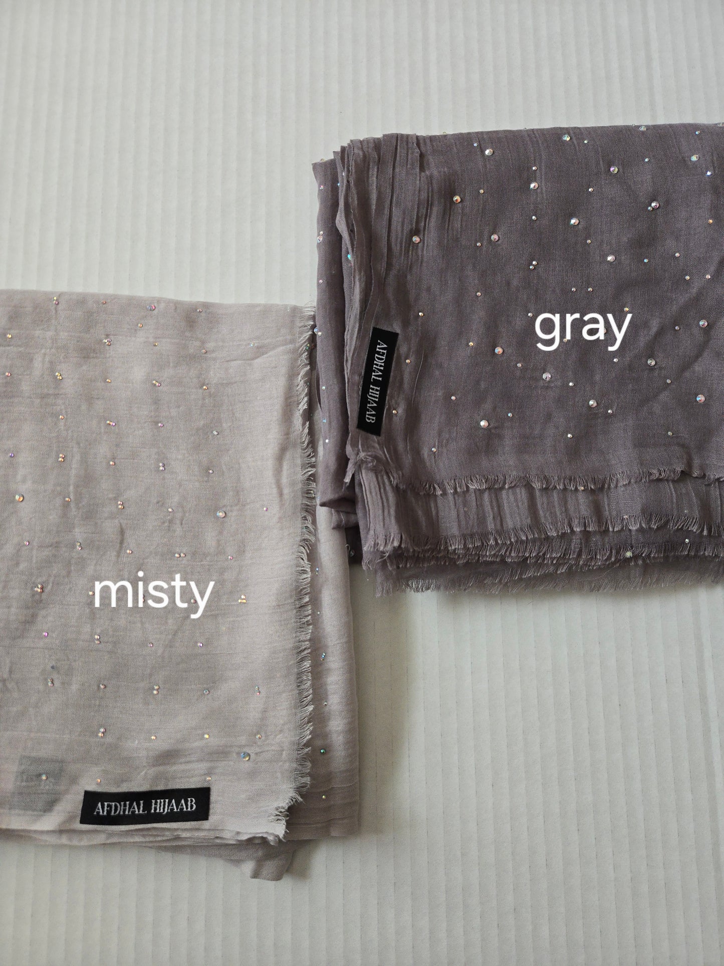 Viscose Hijabs - Rhinestone bunches