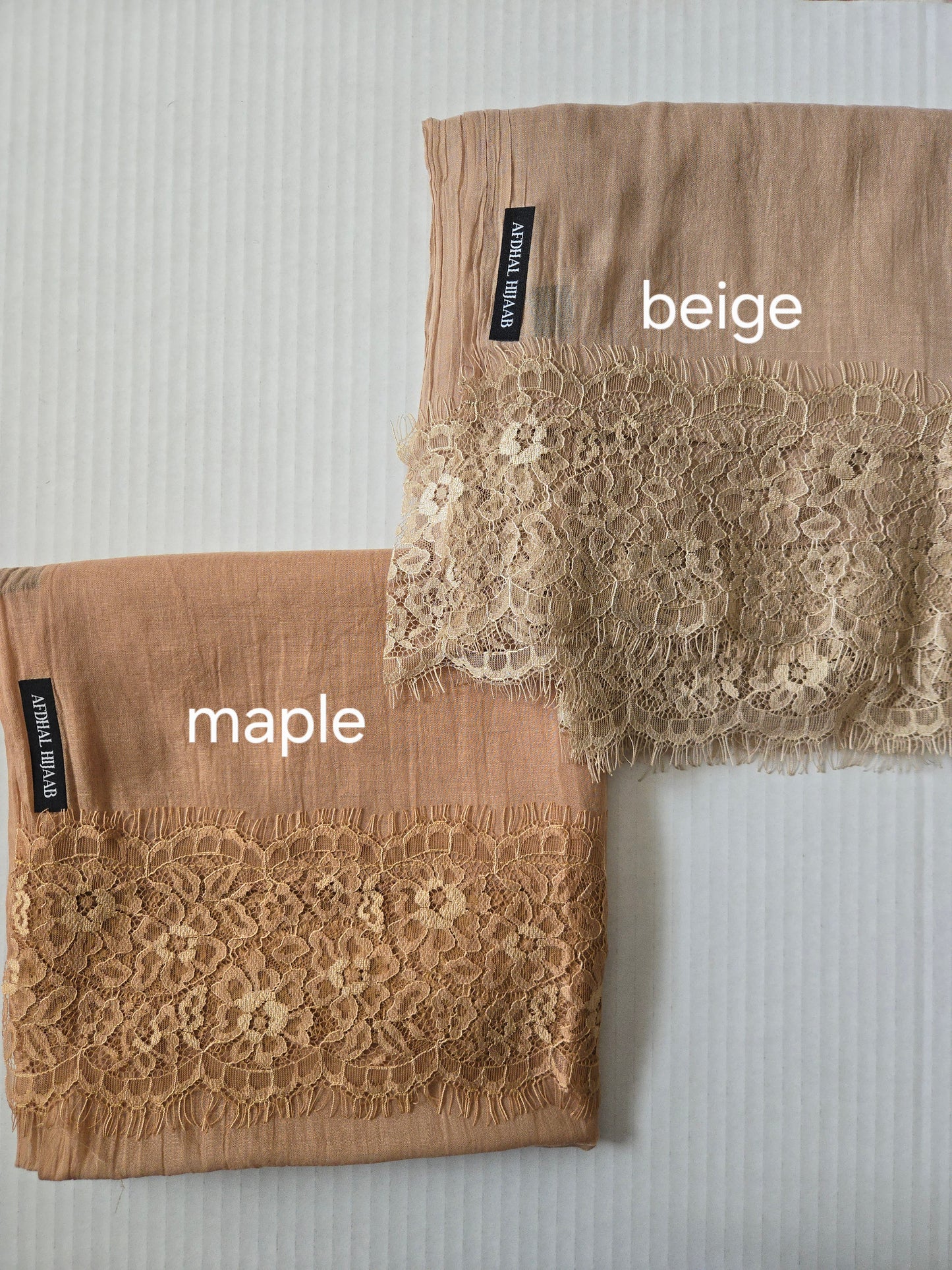 Viscose Hijabs- Lace Edges