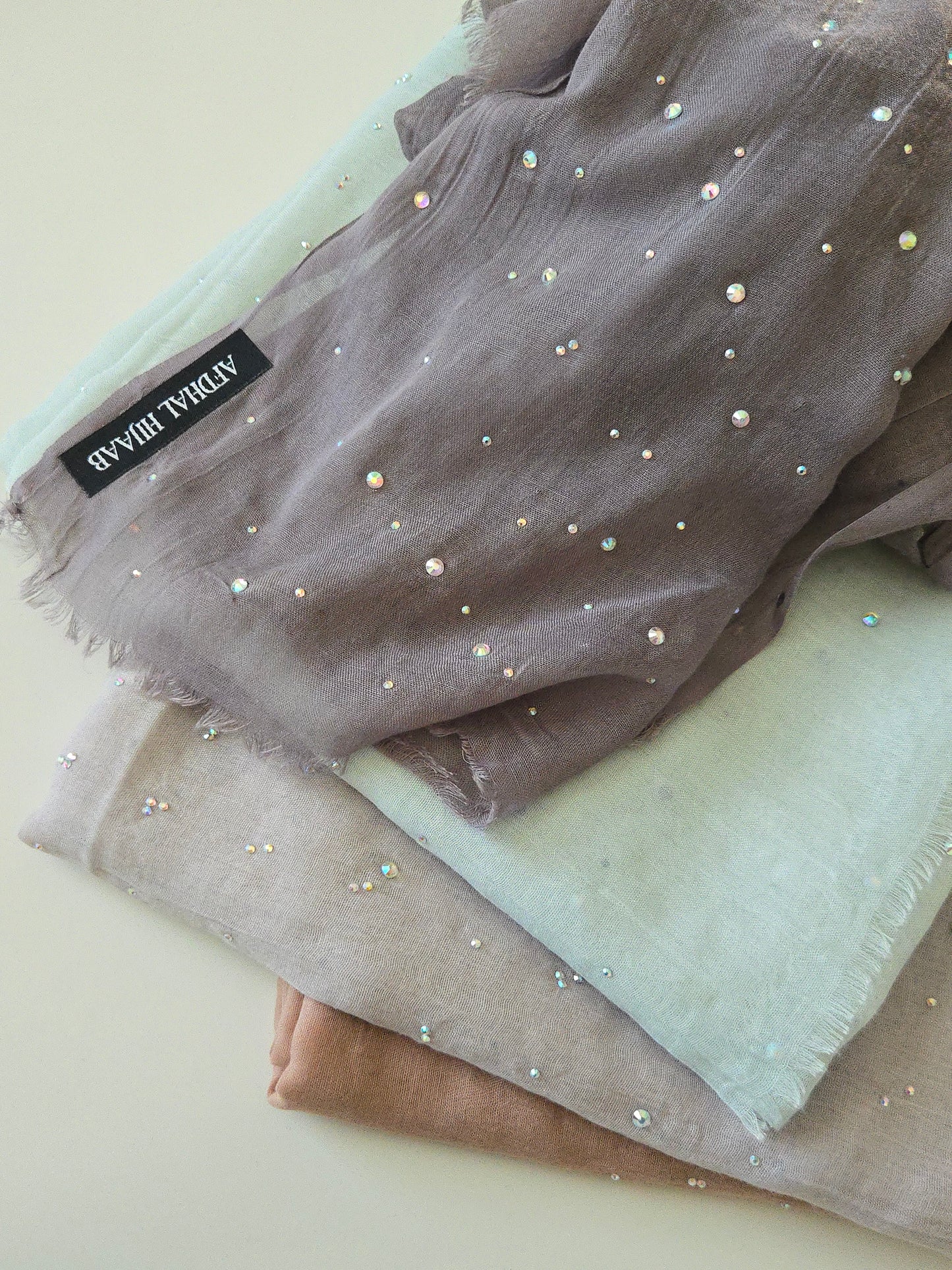 Viscose Hijabs - Rhinestone bunches