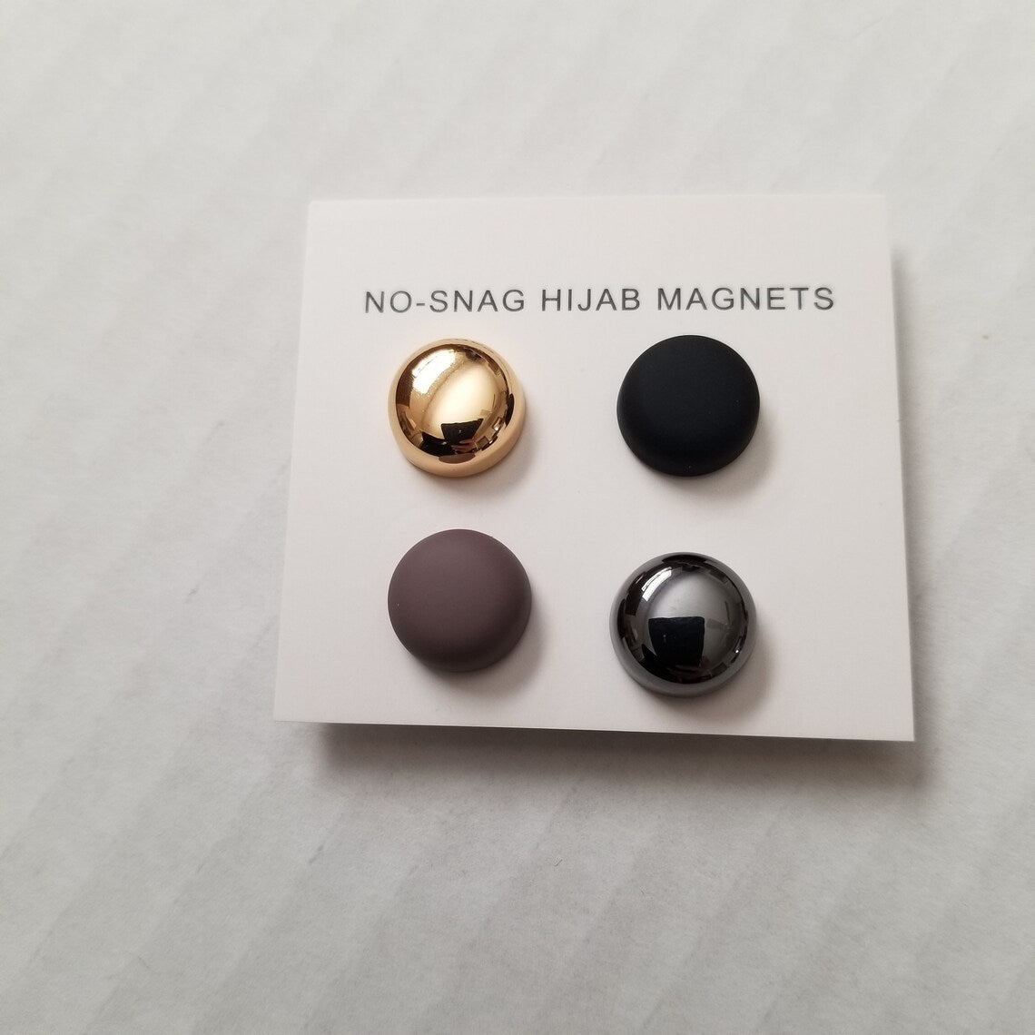 Mixed Round Hijab Magnets - 4 pack