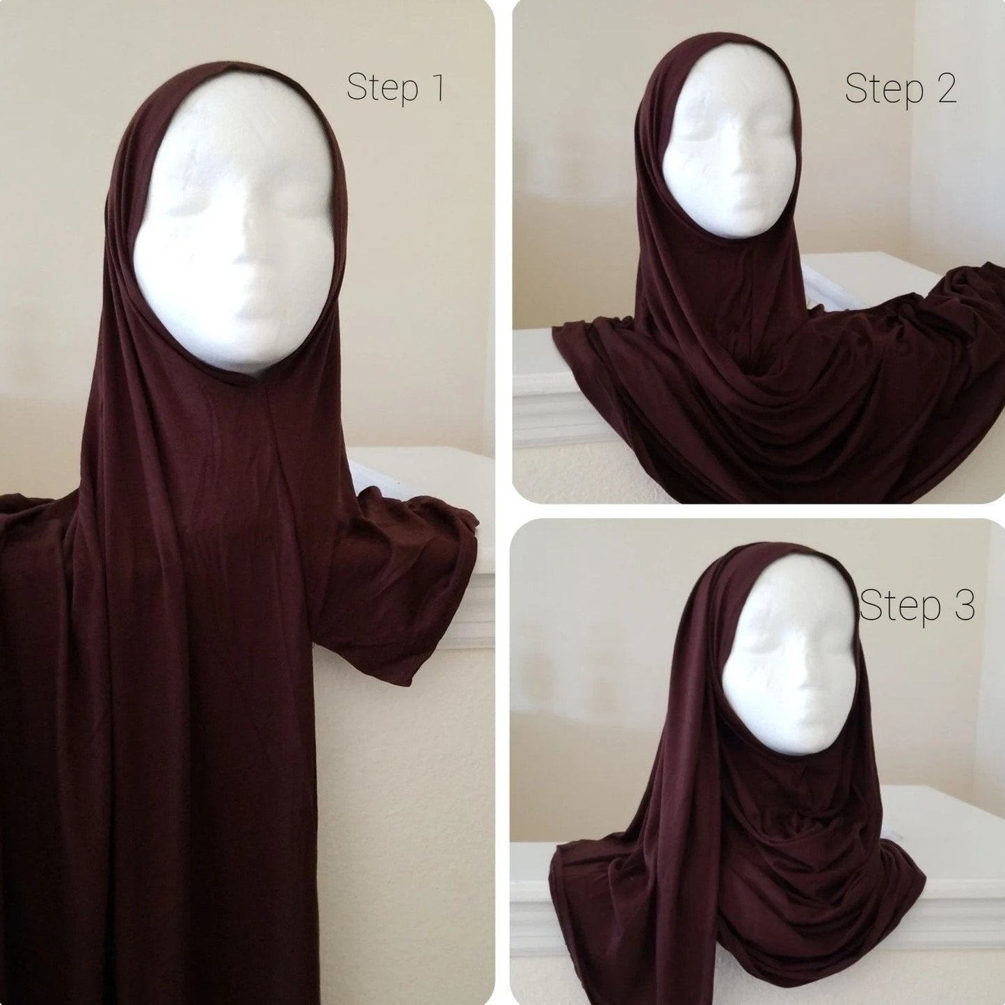 Instant Jersey Hijabs - Plain