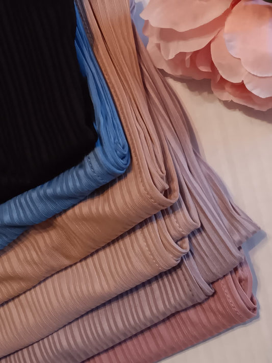Ribbed Jersey Hijabs