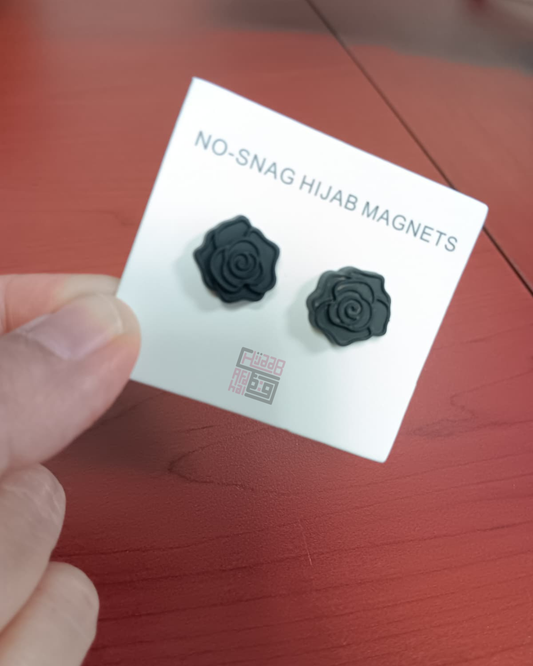 Flower Matte Hijab Magnets - 2 pack