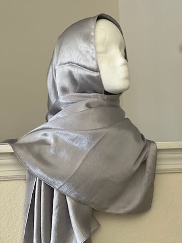 Textured Satin Hijab