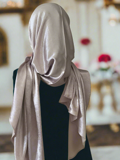 Textured Satin Hijab