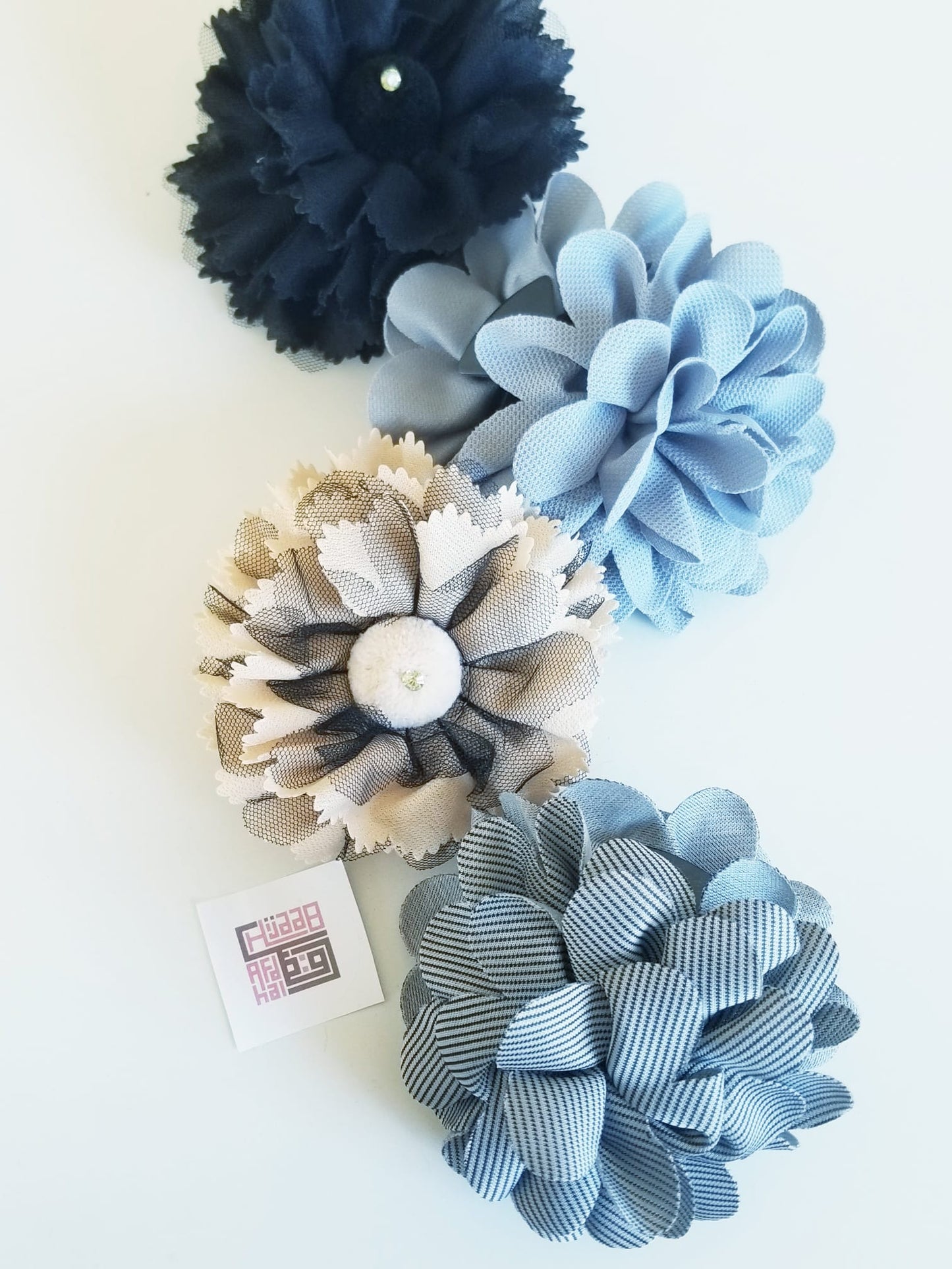Ruffle Hair Claw Clip