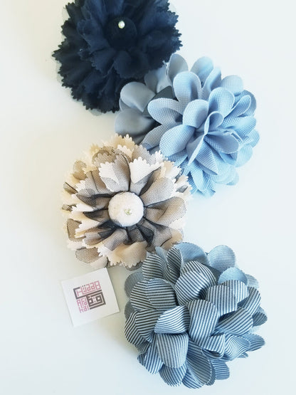 Ruffle Hair Claw Clip