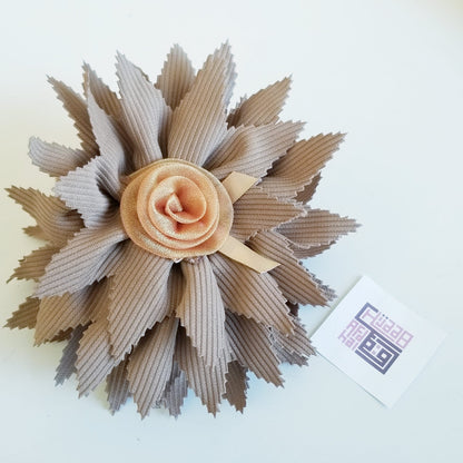 Ruffle Hair Claw Clip