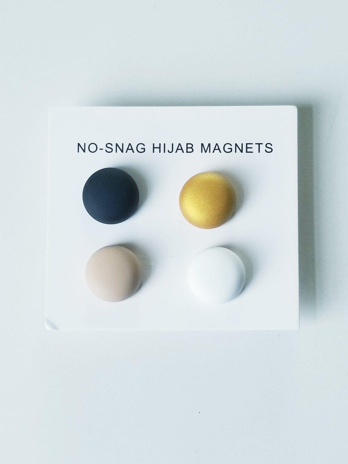 Matte Round Hijab Magnets - 4 pack