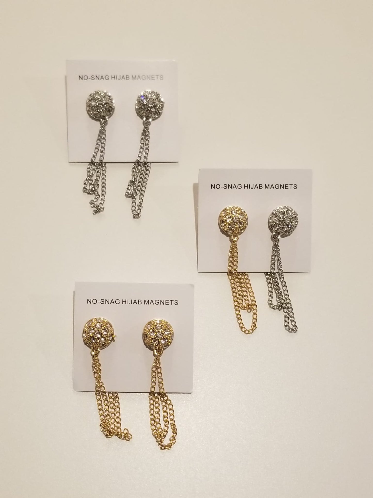 Bling Hijab Magnets with Chain