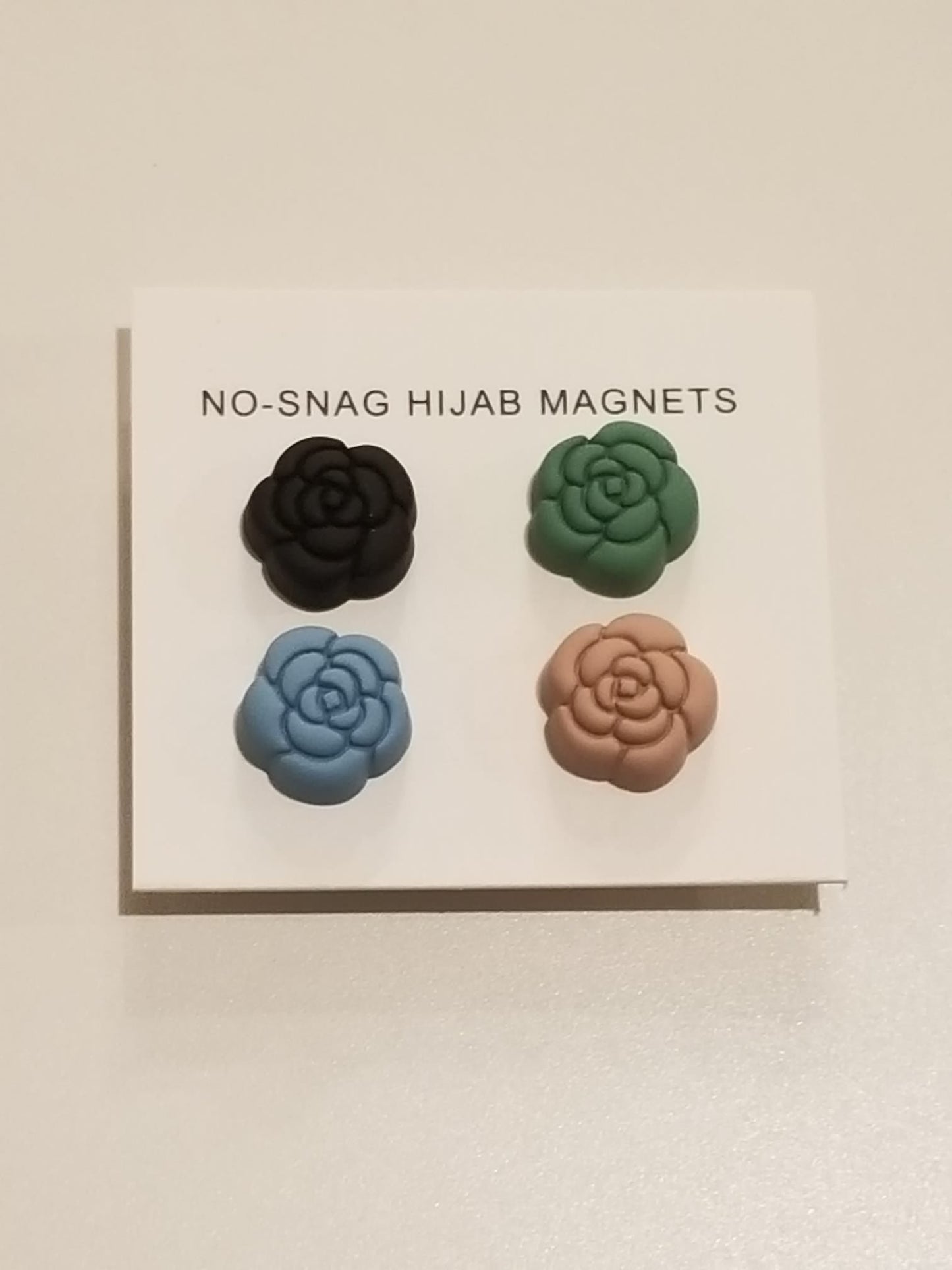 Matte Flower Hijab Magnets