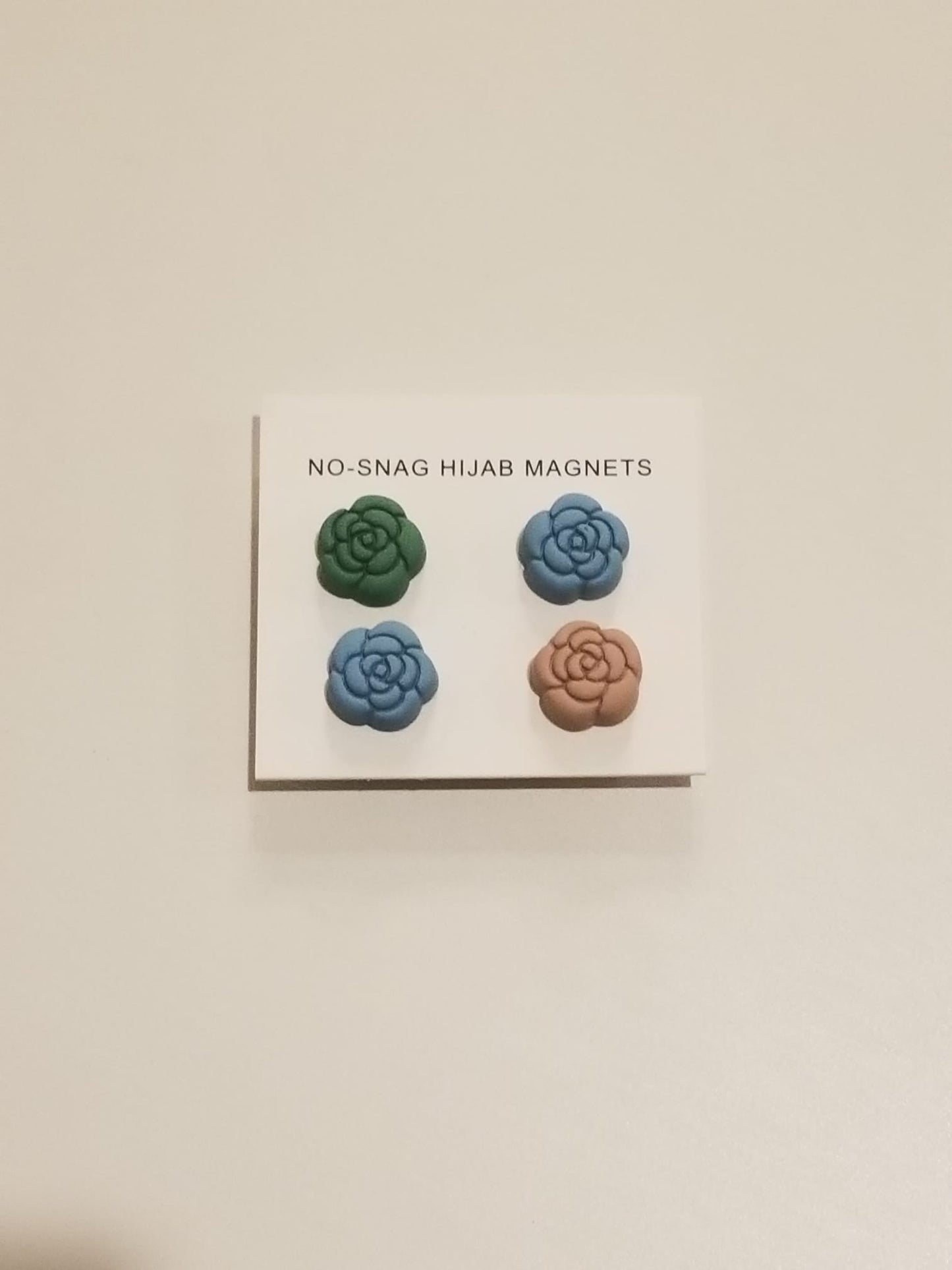 Matte Flower Hijab Magnets