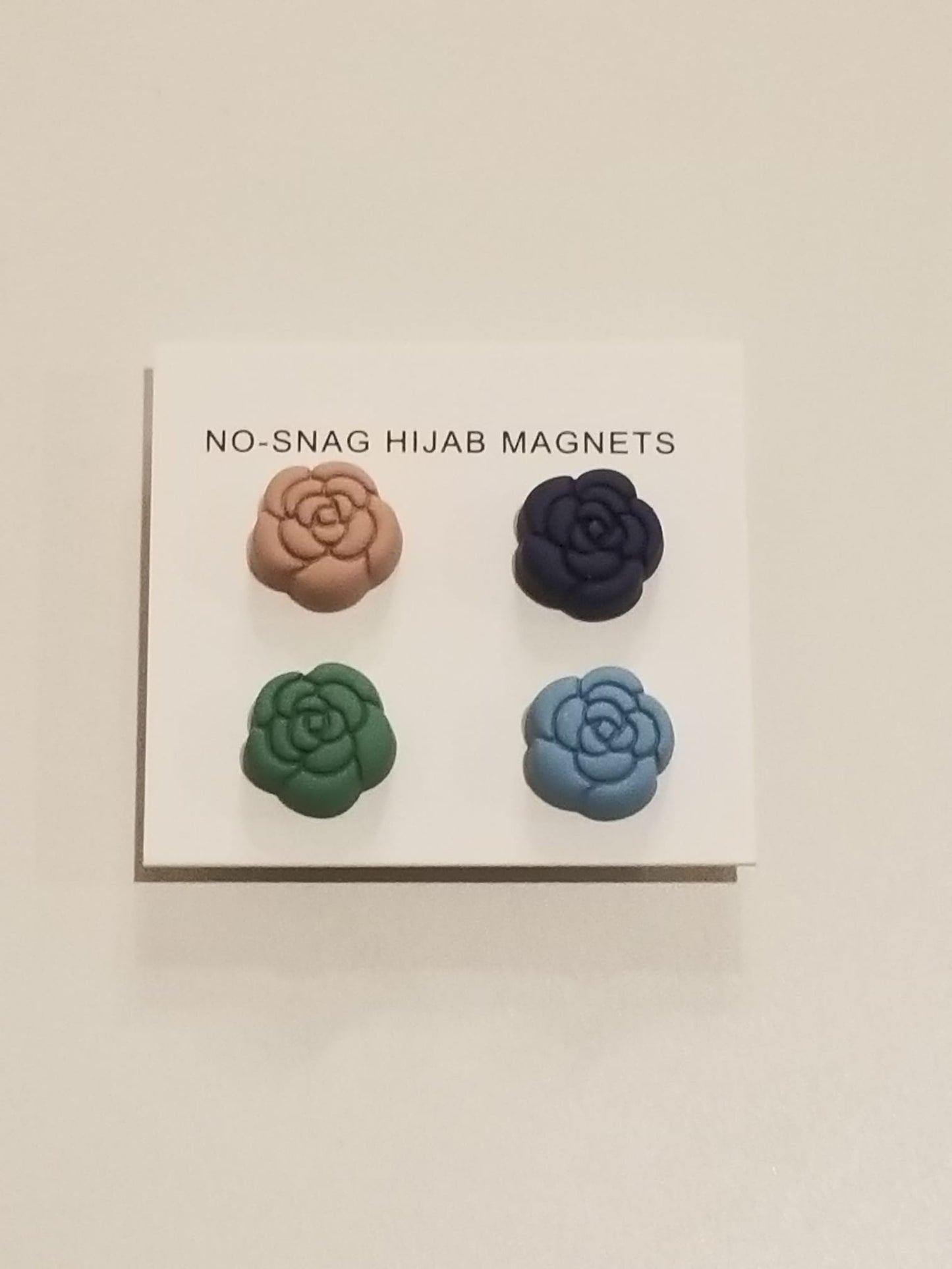 Matte Flower Hijab Magnets