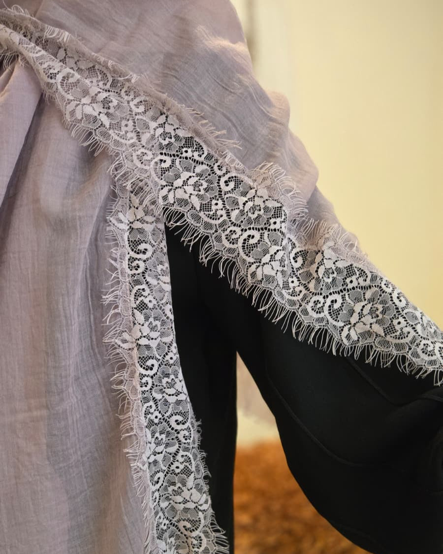 Viscose Hijabs- Lace