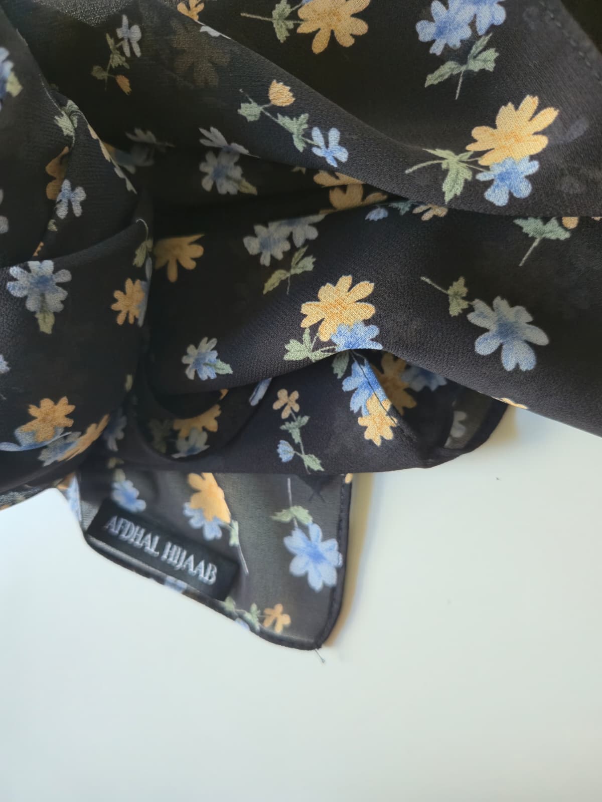 Printed Chiffon Hijab - Daisy