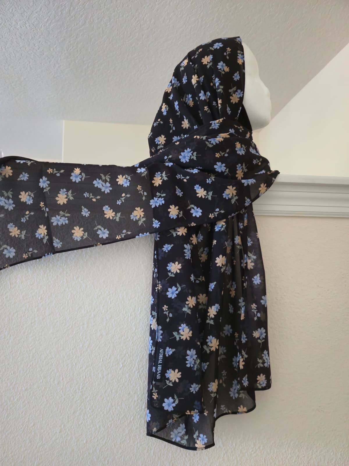 Printed Chiffon Hijab - Daisy