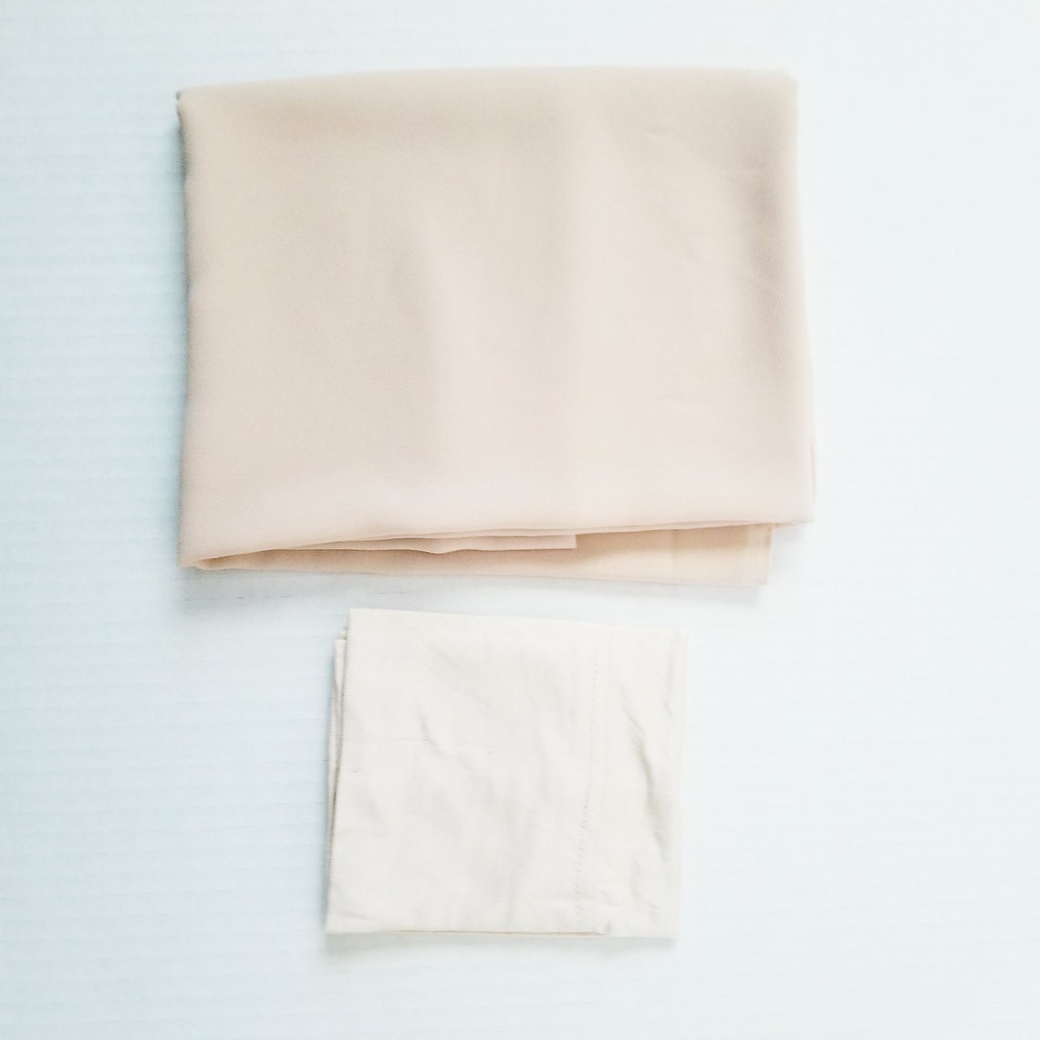 apricot chiffon hijab set with cap