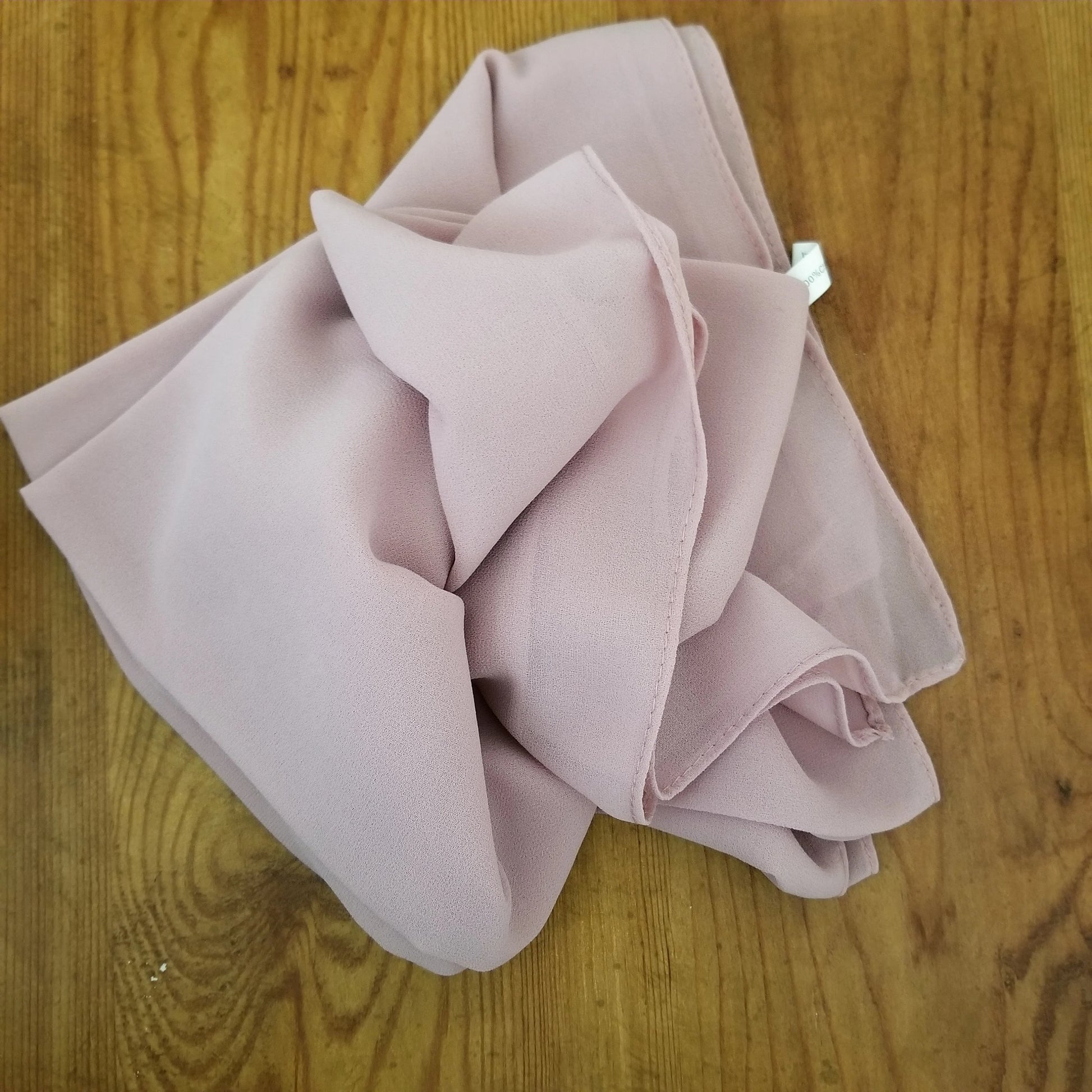 Lightweight plain chiffon hijab fabric