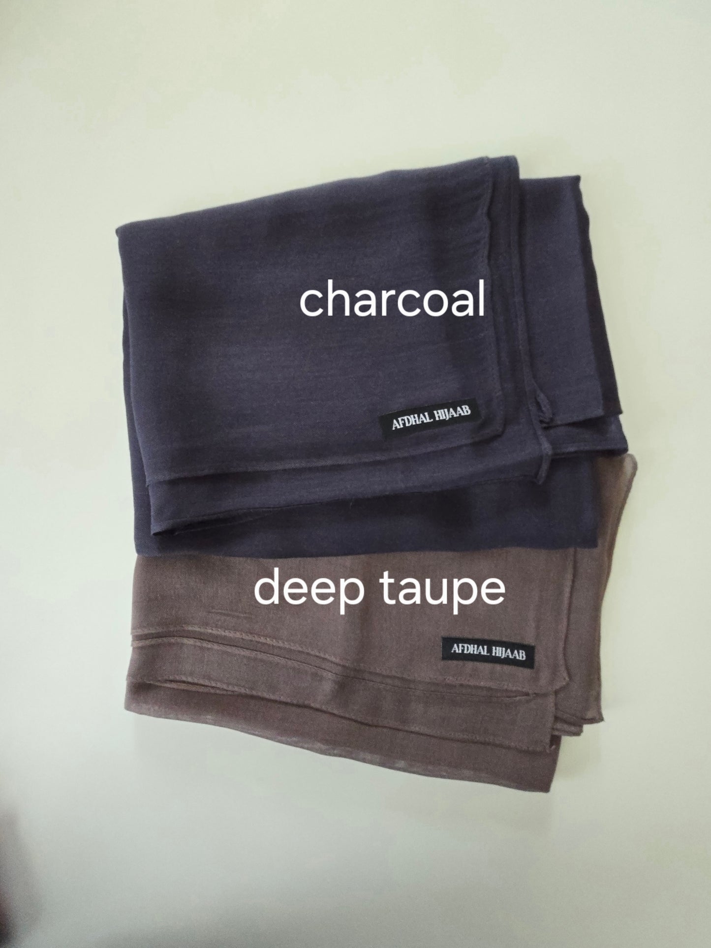 charcoal modal hijab deep taupe modal hijab
