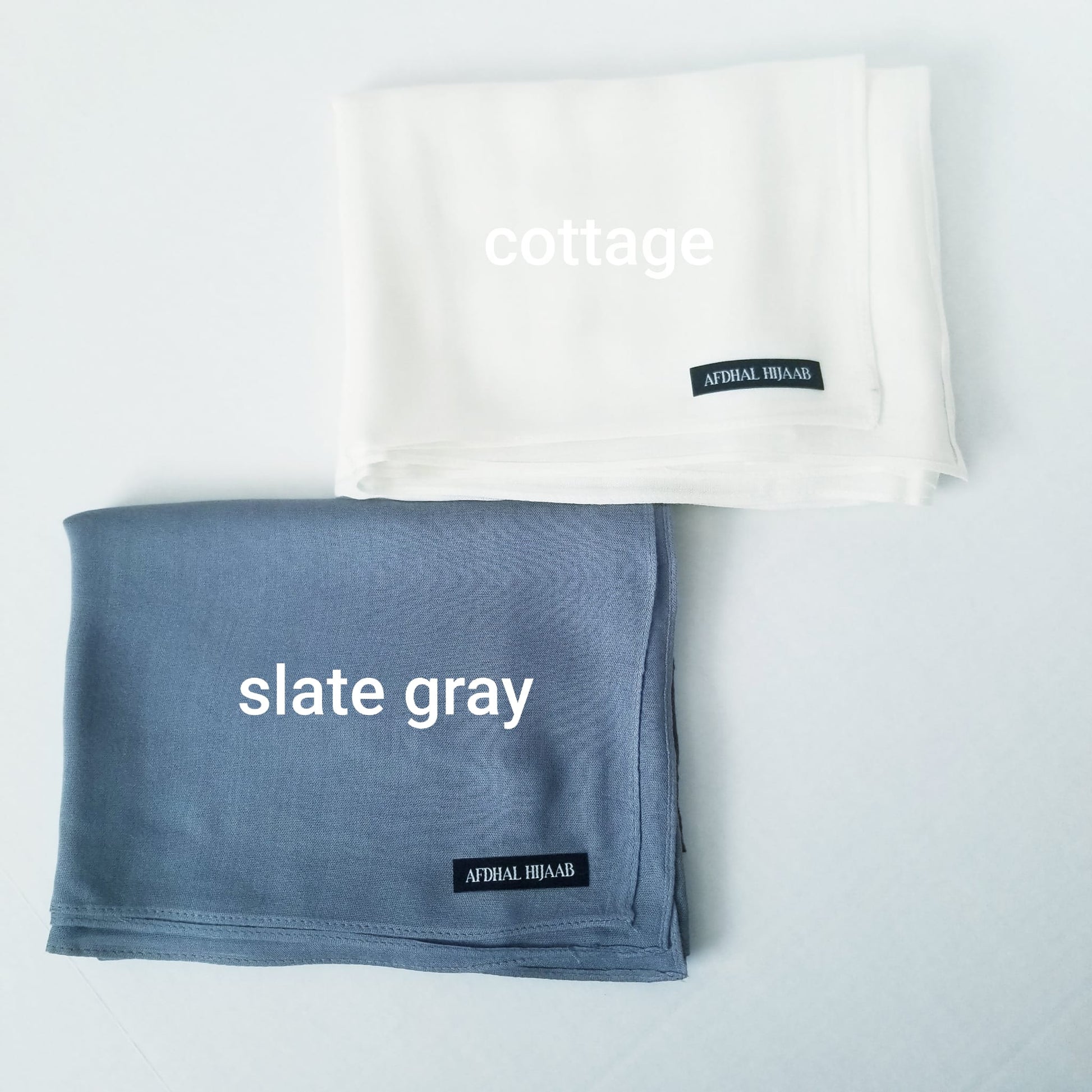 cottage modal hijab slate gray modal hijab