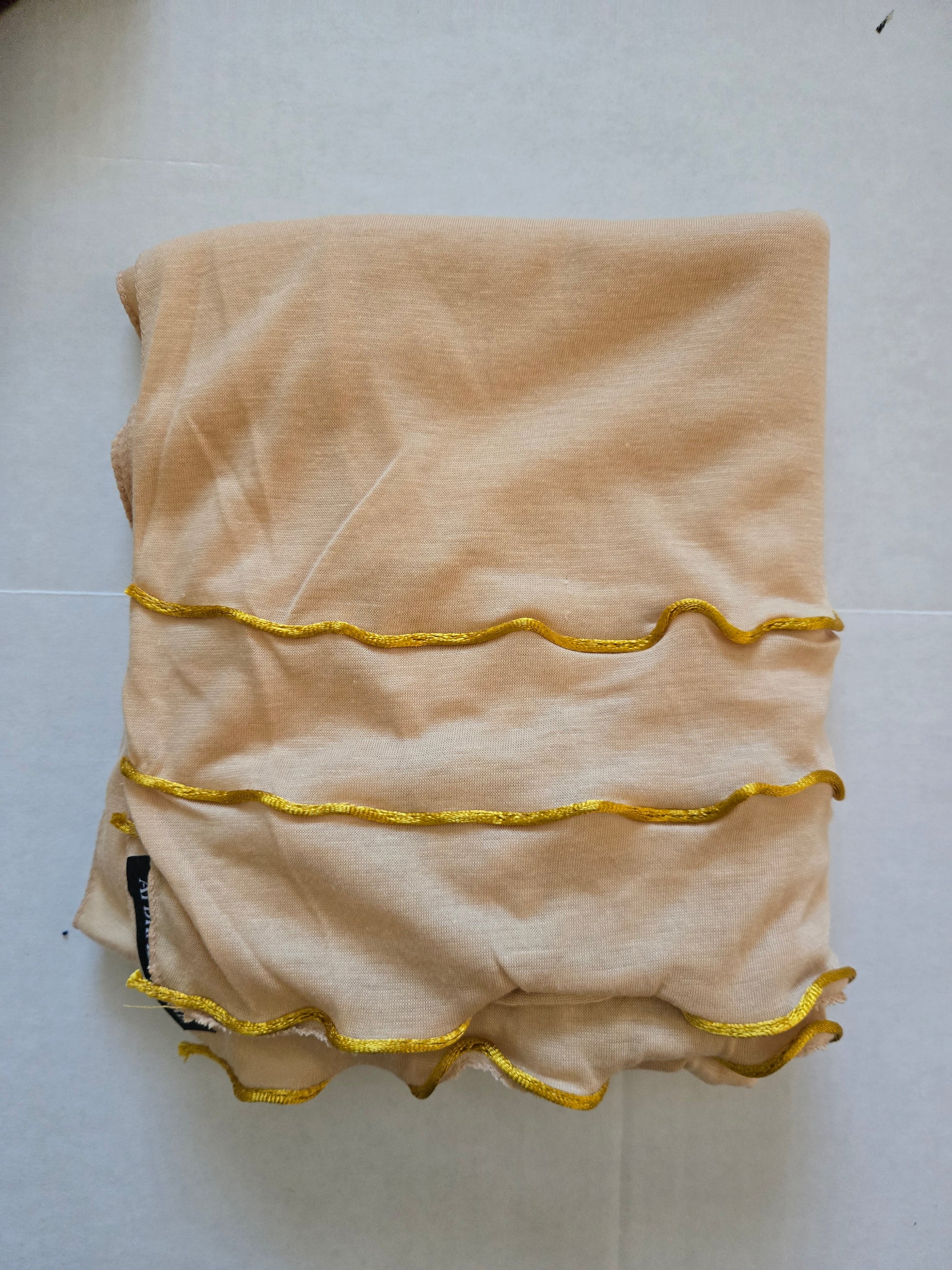  cotton jersey hijab peach