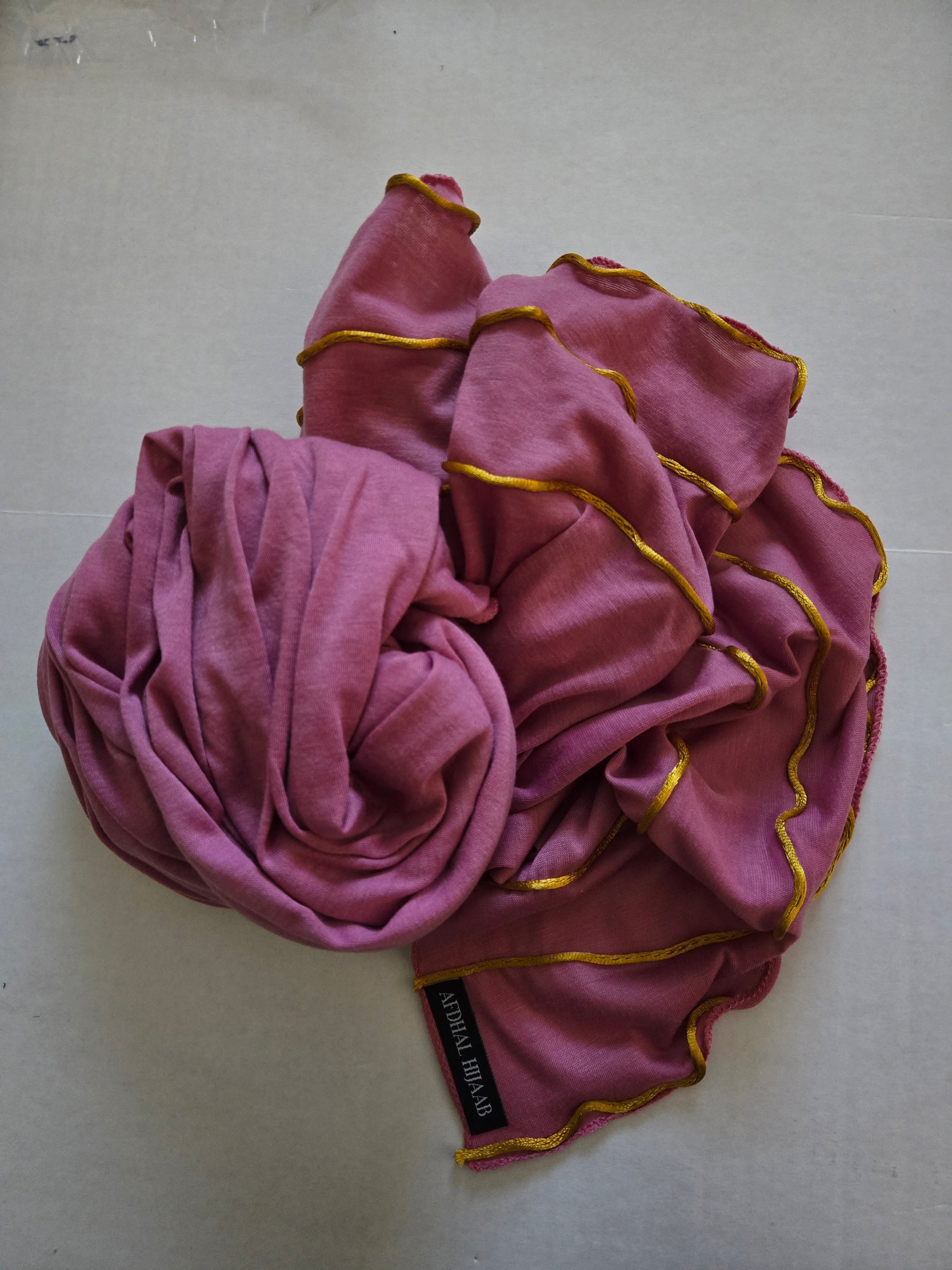  cotton jersey hijab pink