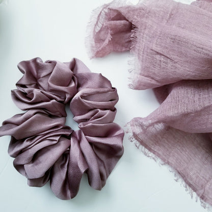 Silk Hijab Scrunchie