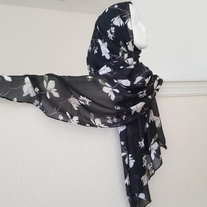 Printed Chiffon Hijab - Jasmine