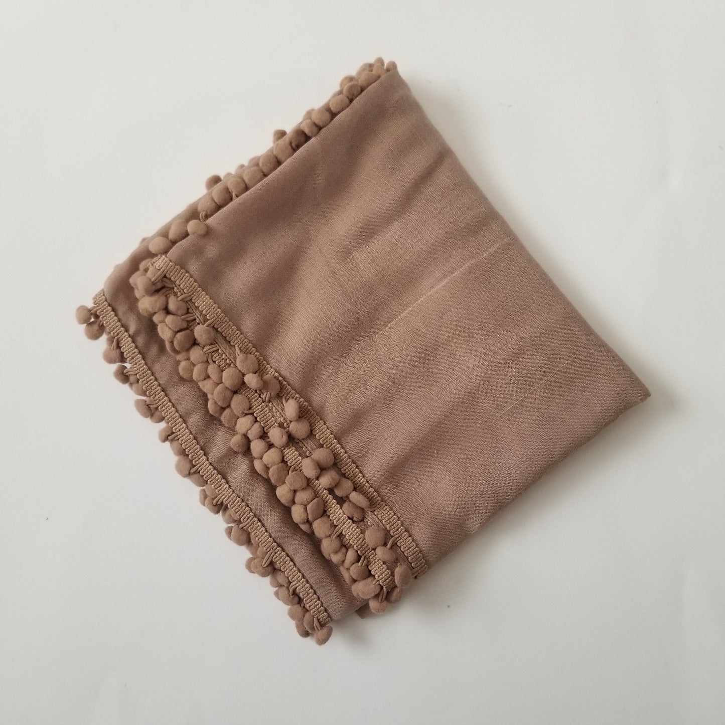 Cotton Viscose Pompom Hijab