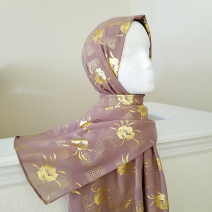 Foil Printed Hijab