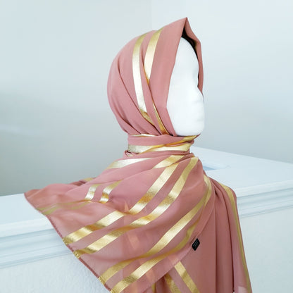 Foil Printed Hijab